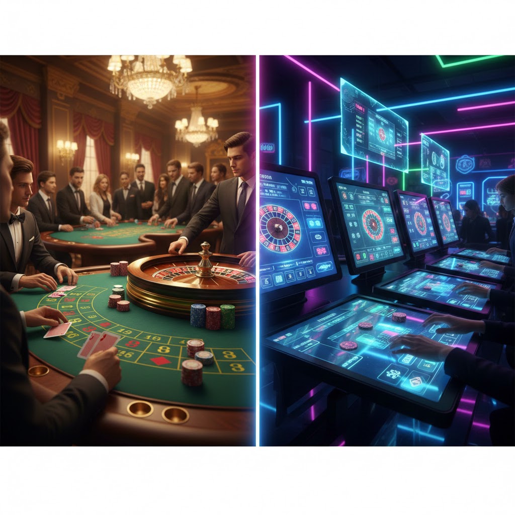 Perbandingan table games klasik dan modern di 12Hoki Login